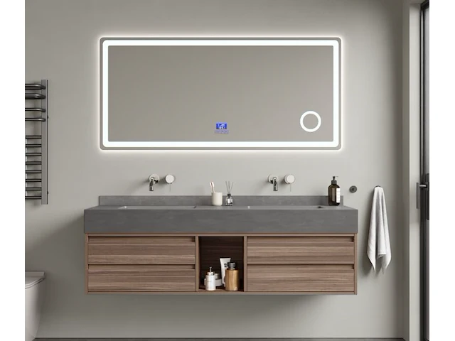 Badkamermeubel vonato, nivora 150, hout decor - afbeelding 1 van  4