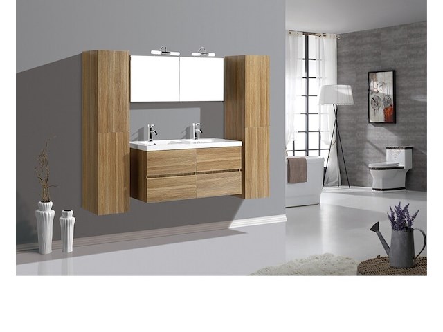 Badkamermeubel vonato, premium 0, natural hout decor - afbeelding 4 van  12