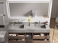 Badkamermeubel vonato, premium 120, donker hout decor - afbeelding 3 van  7