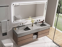 Badkamermeubel vonato, premium 120, donker hout decor - afbeelding 5 van  7