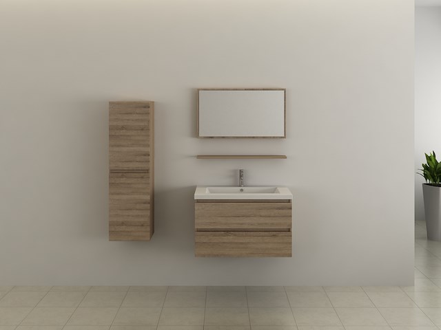 Badkamermeubel vonato, premium bl40, licht hout decor - afbeelding 2 van  4