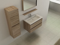 Badkamermeubel vonato, premium bl40, licht hout decor - afbeelding 4 van  4