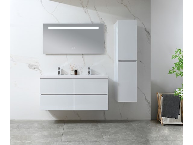 Badkamermeubel vonato, zenlux 120, hoogglans wit - afbeelding 2 van  9