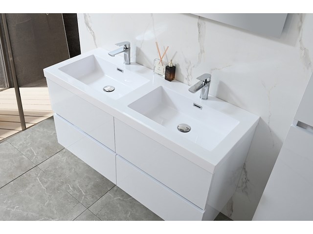 Badkamermeubel vonato, zenlux 120, hoogglans wit - afbeelding 3 van  9