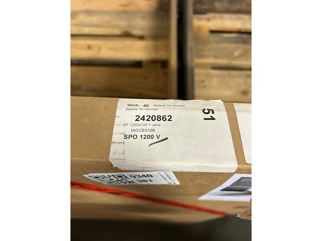 Badkamerspiegel 1200x700 mm - afbeelding 2 van  2