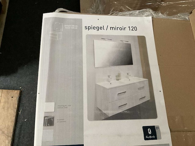 Badkamerspiegel 120x60 cm - afbeelding 2 van  4