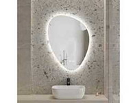 Badkamerspiegel + led 60x80 cm, karo, 64.0039 - afbeelding 1 van  3