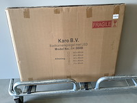 Badkamerspiegel + led 60x80 cm, karo, 64.0039 - afbeelding 2 van  3