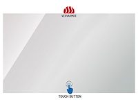 Badkamerspiegel + led en verwarming 100x60 cm, aloni - afbeelding 1 van  3