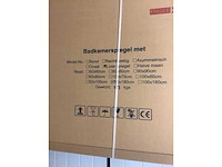 Badkamerspiegel luxe 90x180 cm, karo - afbeelding 2 van  2