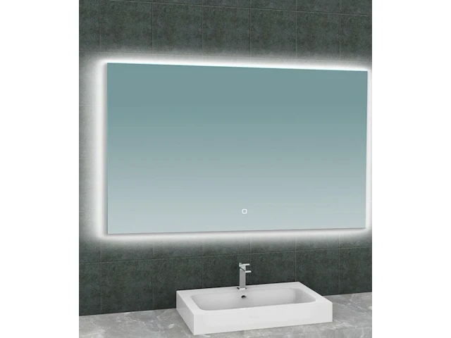 Badkamerspiegel met led en verwarming wiesbaden, soul, zilver - afbeelding 1 van  6