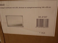 Badkamerspiegel met led en verwarming wiesbaden, soul, zilver - afbeelding 2 van  6