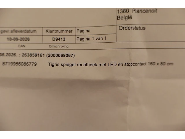 Badkamerspiegel met led-verlichting wiesbaden, tigris - afbeelding 4 van  4