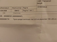 Badkamerspiegel met led-verlichting wiesbaden, tigris - afbeelding 4 van  4