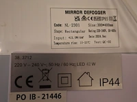 Badkamerspiegel met verlichting wiesbaden, nomi, zwart - afbeelding 2 van  10