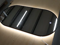 Badkamerspiegel met verlichting wiesbaden, nomi, zwart - afbeelding 3 van  10