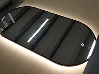 Badkamerspiegel met verlichting wiesbaden, nomi, zwart - afbeelding 4 van  10
