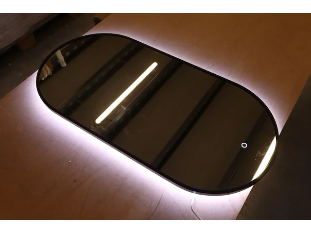 Badkamerspiegel met verlichting wiesbaden, nomi, zwart - afbeelding 5 van  10