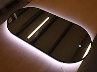 Badkamerspiegel met verlichting wiesbaden, nomi, zwart - afbeelding 5 van  10