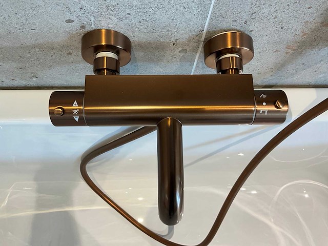 Badkraan copper - afbeelding 1 van  7