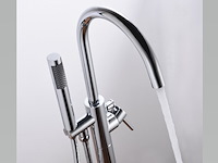 Badkraan vonato, bad, vrijstaand, zilverkleurig - afbeelding 4 van  6