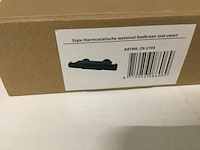 Badkraan waterval thermostatisch wb, style 29.1703, mat/zwart - afbeelding 3 van  4