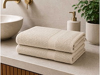 Badlaken 70x140cm beige (36x) - afbeelding 4 van  4