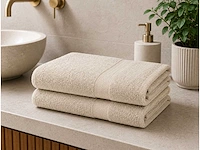 Badlaken 70x140cm beige (36x) - afbeelding 4 van  4