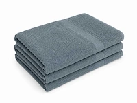 Badlaken 70x140cm dark grey (36x) - afbeelding 2 van  4