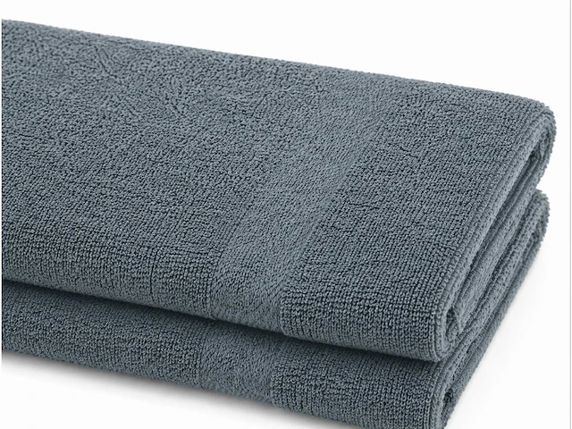 Badlaken 70x140cm dark grey (36x) - afbeelding 3 van  4