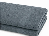 Badlaken 70x140cm dark grey (36x) - afbeelding 3 van  4