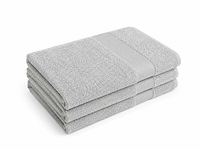 Badlaken 70x140cm licht grijs (36x) - afbeelding 2 van  3
