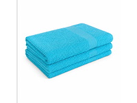 Badlaken 70x140cm turquoise (36x) - afbeelding 3 van  4