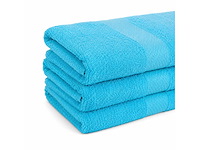 Badlaken 70x140cm turquoise (36x) - afbeelding 4 van  4