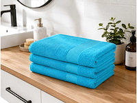 Badlaken 70x140cm turquoise (36x) - afbeelding 2 van  4