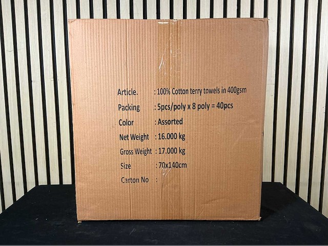 Badlakens diverse kleuren 70x140cm (80x) - afbeelding 5 van  7