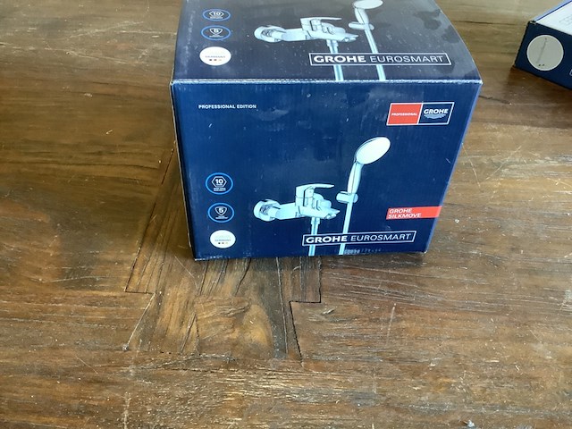 Badmengkraan met doucheset chroom grohe, eurosmart, chroom - afbeelding 1 van  2