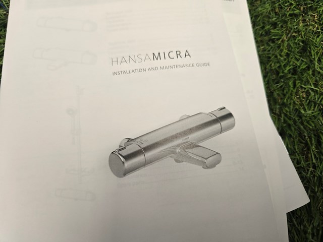 Badmengkraan met handdouche aansluiting hansa, hansamicra, chrome - afbeelding 3 van  5