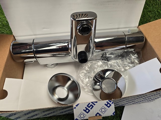 Badmengkraan met handdouche aansluiting hansa, hansamicra, chrome - afbeelding 5 van  5