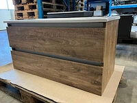Badmeubel 100cm oak - afbeelding 2 van  9