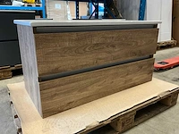 Badmeubel 100cm oak - afbeelding 3 van  9