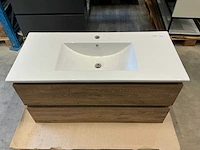 Badmeubel 100cm oak - afbeelding 7 van  9