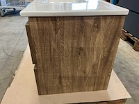 Badmeubel 100cm oak - afbeelding 5 van  9