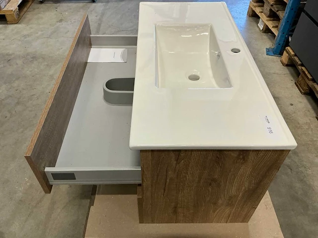 Badmeubel 100cm oak - afbeelding 8 van  9
