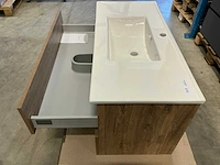 Badmeubel 100cm oak - afbeelding 8 van  9