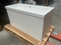 Badmeubel 100cm wit - afbeelding 1 van  7