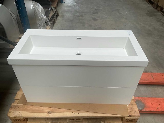 Badmeubel 100cm wit - afbeelding 2 van  7