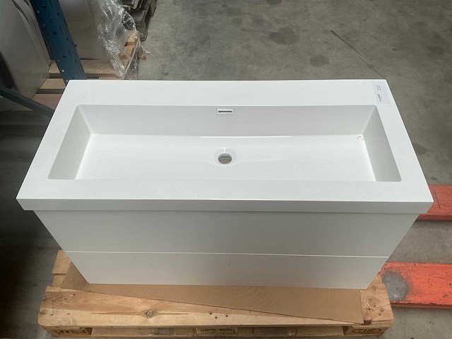 Badmeubel 100cm wit - afbeelding 3 van  7
