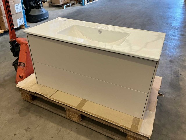 Badmeubel (100x45x52 cm) - afbeelding 1 van  3