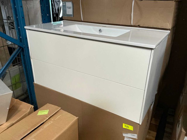Badmeubel (100x45x52 cm) - afbeelding 1 van  4
